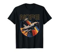 Nope Astronauta Divertido Misión Espacial Cohete Ciencia Luna Camiseta