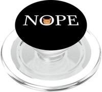 Nope Cat Design Presnickety Tabby Kitten PopSockets PopGrip para MagSafe