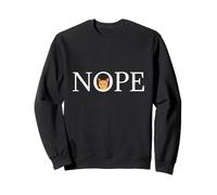 Nope Cat Design Presnickety Tabby Kitten Sudadera
