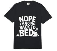 Nope I'm Going Back To Bed Sleep Mood Low Energy - Comfort Colors Adult Heavyweight T-Shirt