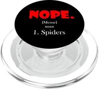 Nope Meme Definition Anti Spiders Funny Arachnophobia Spider PopSockets PopGrip para MagSafe