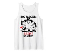 Nope No Kings in America Boo Fascism Fall of Fascism Resist Camiseta sin Mangas