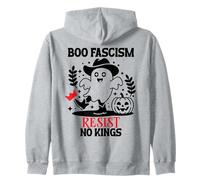 Nope No Kings in America Boo Fascism Fall of Fascism Resist Sudadera con Capucha