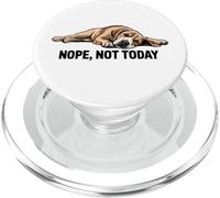 Nope Not Today Beagle Lazy Funny Dog Sploot Obra de Arte PopSockets PopGrip para MagSafe