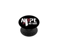 Nope Not Today Cáncer de Cabeza y Cuello Borgoña Blanco PopSockets PopGrip Adhesivo