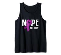 Nope Not Today - Cinta de Apoyo para cáncer de páncreas, Color Morado Camiseta sin Mangas