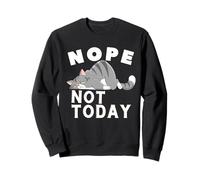 Nope Not Today Funny Lazy Cat tee Sudadera