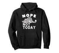 Nope Not Today Funny Lazy Cat tee Sudadera con Capucha