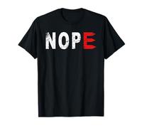 Nope Sencillo Grasa Angustiada Corona Protesta Sign No Kings Camiseta