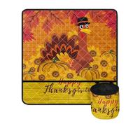 Nopersonality Alfombrilla silenciadora para máquina de coser de arce de pavo para reducir el ruido, decoración de Acción de Gracias, antideslizante, resistente a las manchas, organizador para