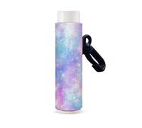 Nopersonality Chapstick - Llavero de manga con clip para bálsamo labial, rastreador de lápiz labial para mujeres, niñas y hombres, Galaxia rosa, talla única
