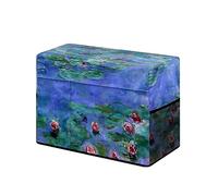 Nopersonality Funda protectora para máquina de coser, cubierta antipolvo con bolsillos, cubierta suave y ligera para máquina de coser, fácil de almacenar, Nenúfares de Claude Monet, Organizador de