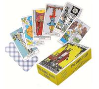 NOPKESV 1 juego de Cartas de Tarot con Libro para Principiantes [tarot deck,cartas tarot bonitas,cartas tarot español] (10,6 * 6,2cm)