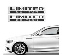 NOPKESV 2 piezas Pegatinas 3D Gel Silicona Limited Edition Adhesivo para Autos, Coches, Motos, Ciclomotores, Bicicletas, Ordenador Portátil