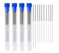NOPKESV 40 piezas Agujas de acero inoxidable, Agujas de Limpieza de Boquilla de Impresión 3D, Kit Agujas de Limpieza de Boquillas de Impresora 3D, Herramientas para Impresora 3D (0,4 mm)