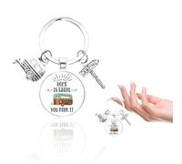 NOPKESV Llavero Camper, Práctico y Estiloso, caravana, de Autocaravana, de Viajero, Charm de Camping, remolque viaje, diseño atractivo, regalo versátil, accesorio elegante
