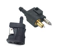 NOPOXA Conector de línea de combustible de 6 mm, adaptador de extremo de manguera, juego de combustible de motocicleta, piezas para motor fueraborda