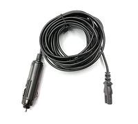NOPOXA Fiambreras eléctricas de plástico de 1,6 m, 12 V, 24 V, cable de alimentación, con cable de alimentación, adaptador de cable de alimentación para uso en coche
