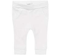 Noppies 67307 - Pantalones de deporte para bebé niña, color blanco, talla Neugeboren (56)