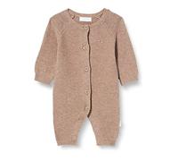 Noppies Baby Unisex Playsuit Monrovia Long Sleeve Overol, Taupe Melange-P757, 68 para Bebés
