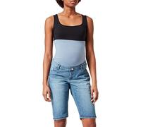 Noppies Maternity Jeans Shorts Over The Belly Latta Aged Blue, Pantalones Cortos de Jean Mujer, Aged Blue - P304, 26