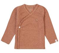 Noppies U Té Overlap LS Rib Nanyuki Camiseta, Cafe Au Lait Melange-N090, 56 cm Unisex bebé