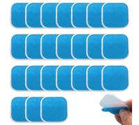 NOPVUFA 24 Piezas Pads de Gel Conductivos Compatibles con Beurer EM 59, Conjuntos de Reemplazo de Gel Pads Autoadhesivos Duraderos, Aplicables a los Aparatos Calentadores Beurer EM 59