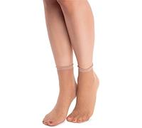 NOQ Calcetines estampados de moda para mujer, medias elegantes transparentes Pop, talla única, Altoa única