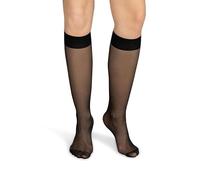 NOQ Calcetines Mujer Elegantes - Calcetines Reductores Mujer, Opacos, Transpirables, Ajuste Perfecto, Efecto Mate, Uso Diario, Talla Única para Oficina y Eventos, Paquete de 4