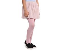 NOQ Leotardos Niña Maillot Ballet Niña Collant Bambina Caldi Eleganti Resistenti Para Danza Escuela Rosa 128/134 8-9 años