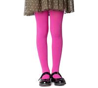 NOQ Medias de punto lisas para niñas, cálidas, opacas, para el colegio, baile de ballet, guardería, Crocus 134/140 cm