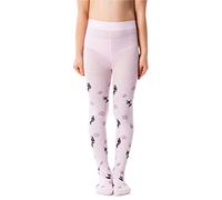 NOQ Medias delgadas para niños con bonito estampado para niñas, estampadas 40 DEN para la escuela, ceremonia de baile, casual, 92-98