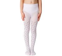 NOQ Medias delgadas para niños con bonito estampado para niñas, estampadas 40 DEN para la escuela, para bailes y ceremonias, casual, 92-98