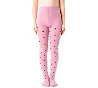 NOQ Medias estampadas para niñas pantimedias estampados calcetines por encima de la rodilla para escuela de baile 40 den, Gosia Cassis 10-11 años (140-146)