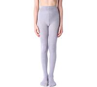 NOQ - Medias infantiles con efecto 3D, para danza, gimnasia, atuendo de fantasía, princesa pequeña, 128-134