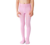 NOQ - Medias infantiles con efecto 3D, para danza, gimnasia, atuendo de fantasía, princesa pequeña, 92-98