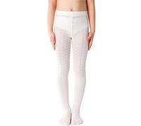 NOQ - Medias infantiles con efecto 3D, para danza, gimnasia, atuendo elegante, princesa pequeña, 104-110