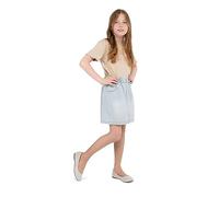 NOQ Medias para niña 20 Denier Clásico Semitransparente Patas Escolares Suave Ballet Danza Pantimedias Informales Duraderas Liso Adolescente Medias Diarias Ala, Naturel 128/134