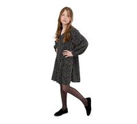 NOQ Medias para niña 20 Denier Clásico Semitransparente Patas Escolares Suave Ballet Danza Pantimedias Informales Duraderas Liso Adolescente Medias Diarias Ala, Nero 134/140