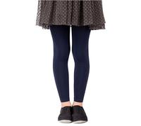 NOQ Medias sin pies para niñas, mallas de longitud completa, falda larga hasta el tobillo, vestido tipo túnica, baile escolar, Ballet, microfibra opaca, Cosmos Blue 12/13 años (152/158 cm)