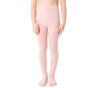 NOQ Pantimedias finas para niños con estampado bonito para niñas, 40 DEN, ceremonia de baile escolar casual, Zojka Rose Poudre, 104-110