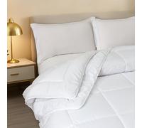 NORA HOME Relleno Nordico Cama 90 4 Estaciones. Conjunto 2 Edredones 125+250=375 gr/m² Unidos por un Clip. Fibra 3D Tacto Pétalo. Válido para Todo el año. Nivel Térmico de 1 a 4.5/5 - Duet