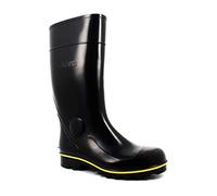 Nora Jan 72057 - Botas de Agua Unisex, Color Negro, Talla 36