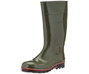 Nora Megajan, Rain Boots Unisex Adulto,Botas de seguridad para Agricultura, Puntera Reforzada, Verde, 36 EU