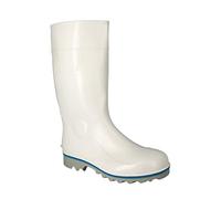 NORA Multiralf, Botas de Trabajo Unisex Adulto, Bota de Seguridad para la Industria Alimentaria, Resistente a Grasas Animales, Aceites Vegetales, Blanco, 36 EU