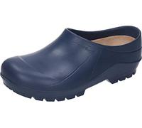 Nora Unisex PU Comfy Clog, Blau, 43 EU