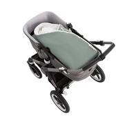 Norababybags - Saco capazo cruzado reversible - calidez y estilo para tu bebé - Etnic Verde 40x80 cm