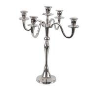 Norah Candelabro 5 fuegos Plata H43
