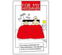 Norbert & Val Tarjeta de felicitación para aniversario de marido, 159 x 235 mm