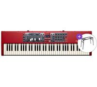 NORD Electro 6D 73 STND SET Piano de escenario digital Red